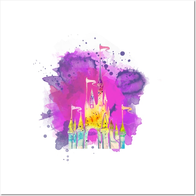 Watercolor Princess Greatest Place On Earth Wall Art by digitaldoodlers